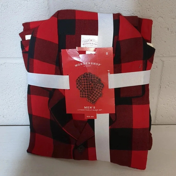 Wondershop Other - Men's Plaid Christmas Flannel Pajama Set Holiday Pajamas NWT Size Small